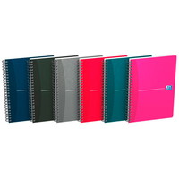 Oxford Essentials notesbog A5 linjeret assorteret
