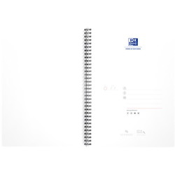 Oxford Smart Black notesbog A4 kvadreret