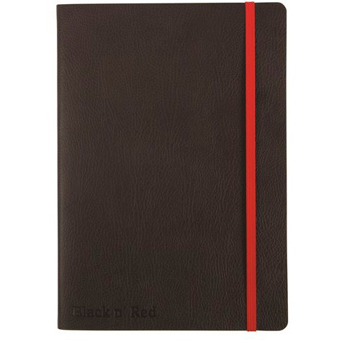 Oxford Black'n'Red Business Soft notesbog A5 linjeret