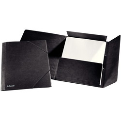 Esselte A4 elastikmappe sort