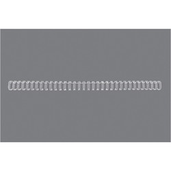 GBC 11mm spiralryg 100ark hvid 100stk