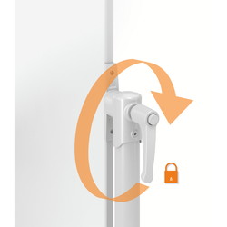 Nobo whiteboardtavle med hjul 150x120cm