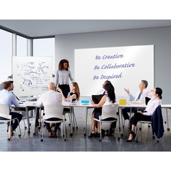 Nobo whiteboardtavle med hjul 150x120cm