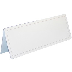 Durable bordnavneskilte A4 105x297mm hvid 100stk