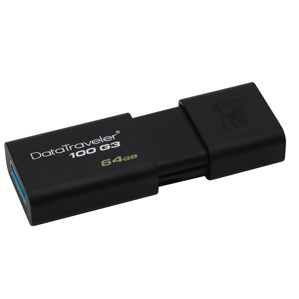 USB DataTraveler G3 64GB 3.0 Sort og tyrkis pk/2 