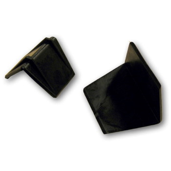 Hjørnebeskytter 45x45x30mm sort