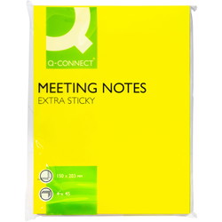 Q-connect mødenotes 203x150mm 4 blokke