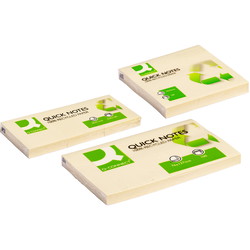Q-connect notes 38x51mm gul 12stk