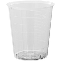 Snapseglas PP-plast 3cl klar 80stk