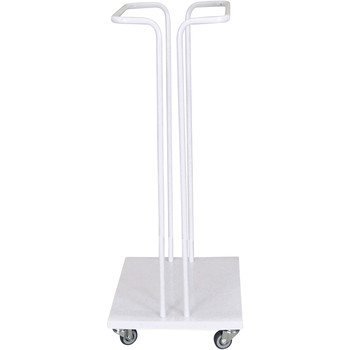 Tina Trolleys affaldsstativ m/hjul u/låg 60L hvid