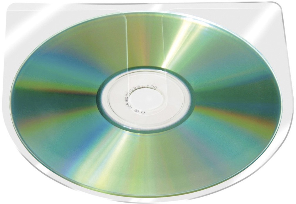 Q-connect CD-lomme selvklæbende 10stk