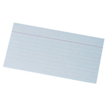 Exacompta A kartotekskort 7,5x12,5cm hvid 100stk