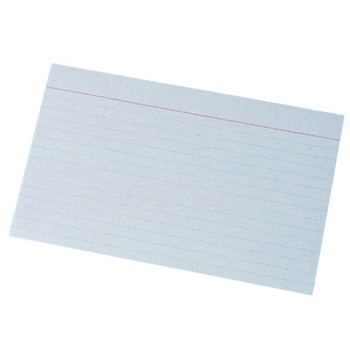 Exacompta A6 kartotekskort 10,5x14,8cm 100stk