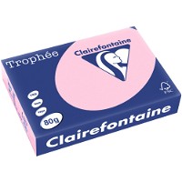 Trophee kopipapir A4 80g pastel lyserød 500ark
