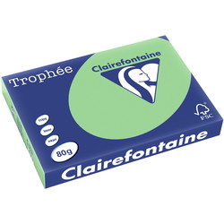 Trophee kopipapir A3 80g pastel grøn 500ark