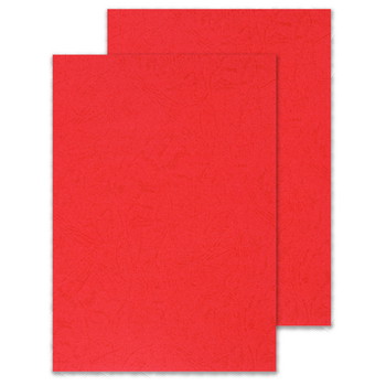 Q-connect karton for-/bagside A4 250g rød 100ark