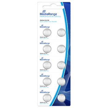 MediaRange Alkaline knapcellebatterier LR44 1,5V 10stk