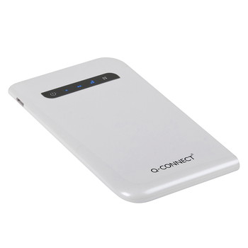 Q-connect 3000mAh powerbank hvid 