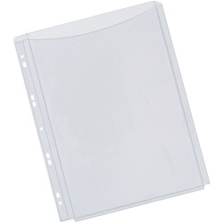 Q-connect kataloglomme A4 180my klar 5stk