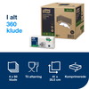 Tork 90479 Premium W4 allround aftørringsklude 4x90ark hvid