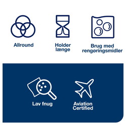 Tork 90479 Premium W4 allround aftørringsklude 4x90ark hvid