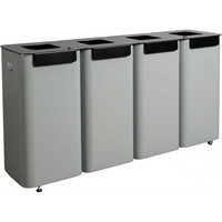 Modulspande affaldssortering 4x70L