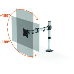 Durable Select monitorarm til 1 skærm 27" sølv