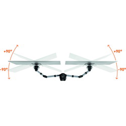 Durable Select monitorarm til 2 skærme 27" sølv