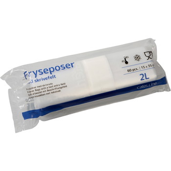Abena Cater-Line fryseposer m/skrivefelt 2L 15x35cm