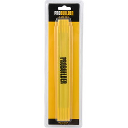 Probuilder tommestok 2m gul
