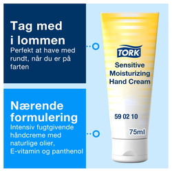 Tork 590210 sensitiv håndcreme 75ml