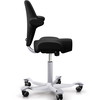 HÅG Capisco 8106 Select kontorstol sort/sølv 200mm