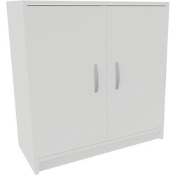 Kontorreol B2 4 rum 2 låger hvid