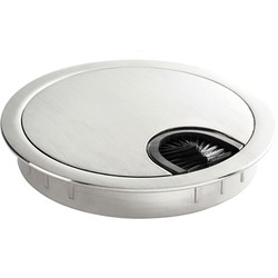 PJ kabelgennemføring Ø80mm metal sølv