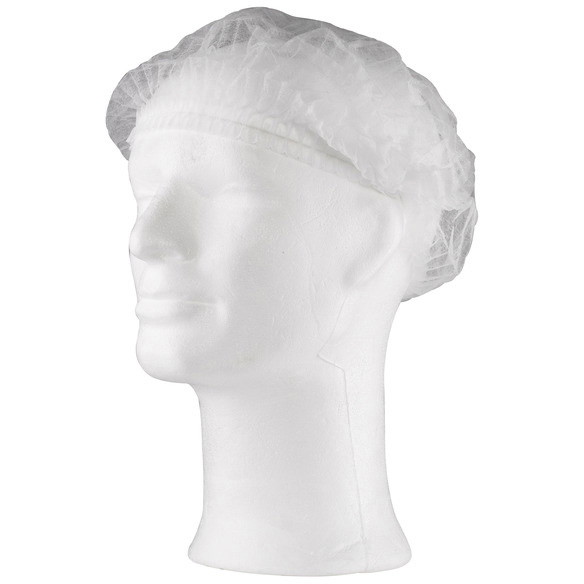 Worksafe hårnet L hvid 100stk