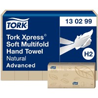 Tork 130299 Xpress Soft håndklædeark 2lags H2 natur