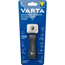Varta Outdoor Sports Ultralight H30R pandelampe hvid