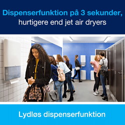 Tork 100589 PeakServe Continuous håndklædeark H5 hvid 3240ark