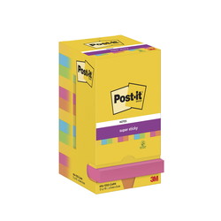 Post-it Super Sticky notes 76x76mm Carnival 12stk