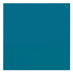 NAGA magnetisk glastavle 100x100cm jeans blå