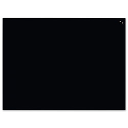 NAGA magnetisk glastavle 90x120cm sort