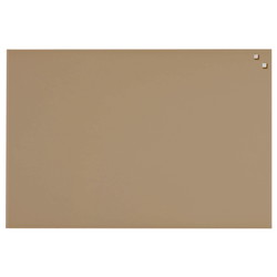 NAGA magnetisk glastavle 60x80cm beige