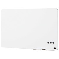 NAGA magnetisk whiteboard u/ramme m/startsæt 57x45cm hvid