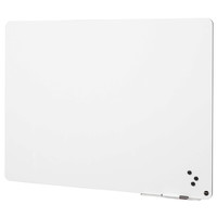 NAGA magnetisk whiteboard u/ramme m/startsæt 150x117cm hvid