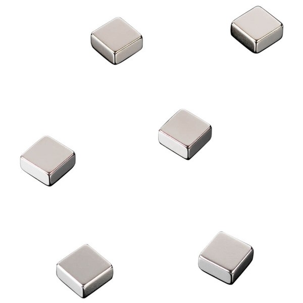 NAGA kvadratiske stærke magneter stål 6stk