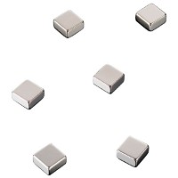 NAGA kvadratiske magneter stål 6stk