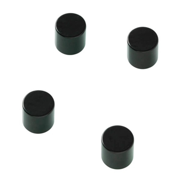 NAGA cylinder stærke magneter sort 4stk