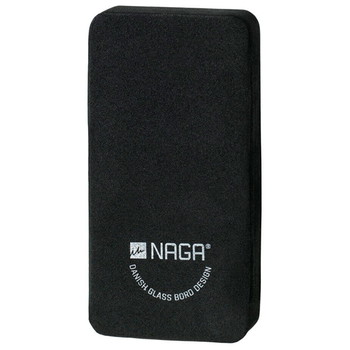 NAGA magnetisk tavlesvamp t/glastavle 5x10cm sort