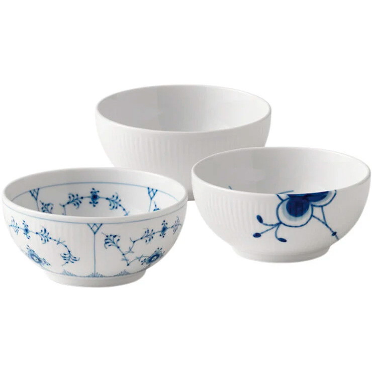 Royal Copenhagen Gifts with History skåle 47cl 3stk