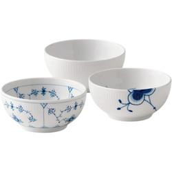 Royal Copenhagen Gifts with History skåle 47cl 3stk